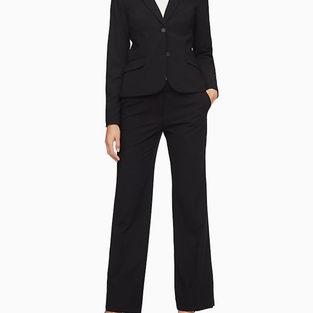 Calvin Klein Classic Fit Black Pants Size 4 NWT